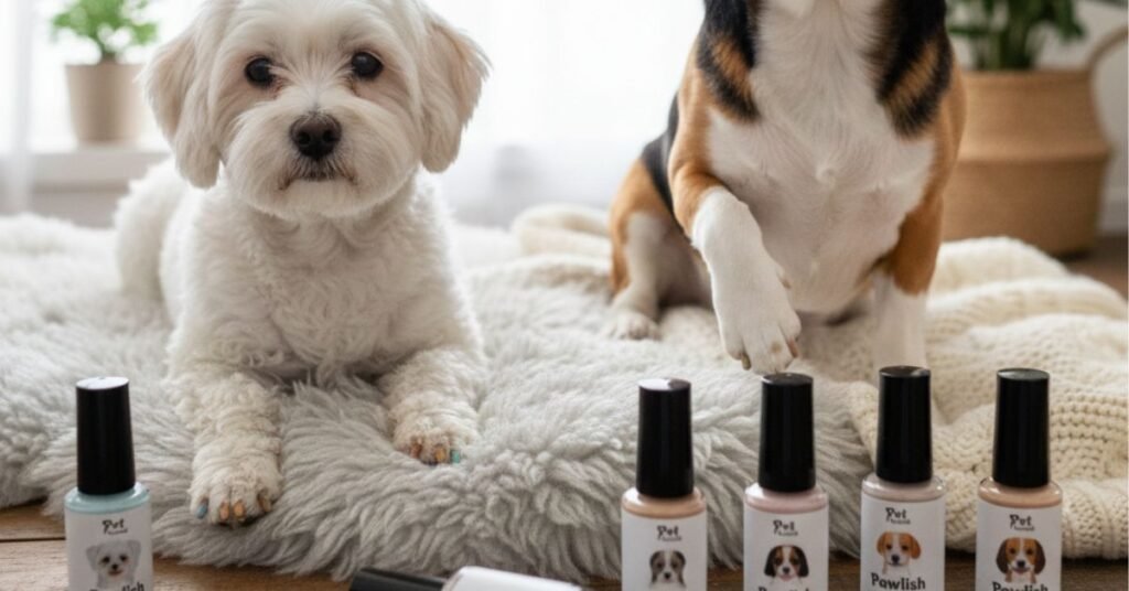 Safe dog nail polish made for sensitive paws