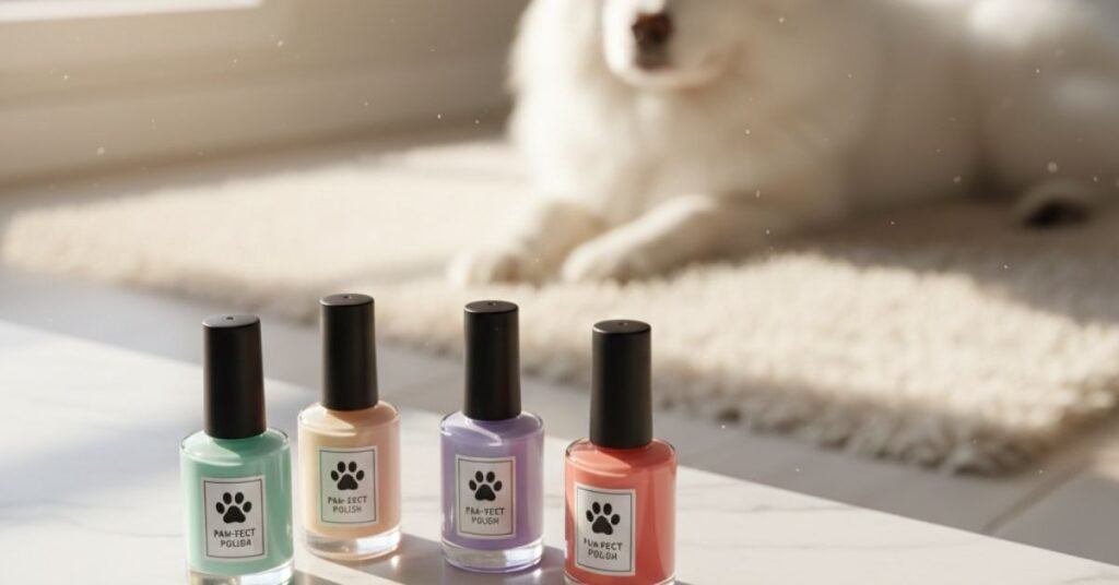 Safe and gentle nail polish for dog grooming