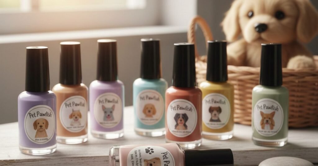 Non-toxic dog nail polish for sensitive paws