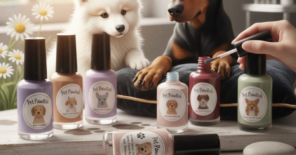 Chemical-free nail polish safe for dogs