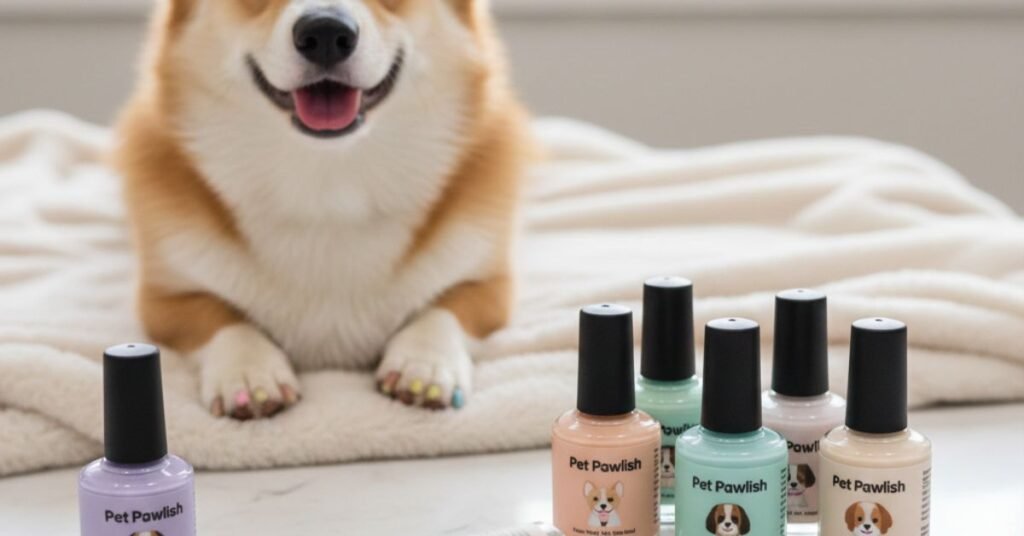 Gentle dog nail polish for safe grooming
