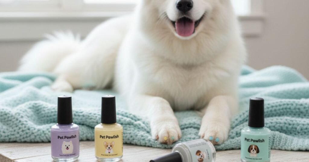 Pet-safe nail color suitable for dogs