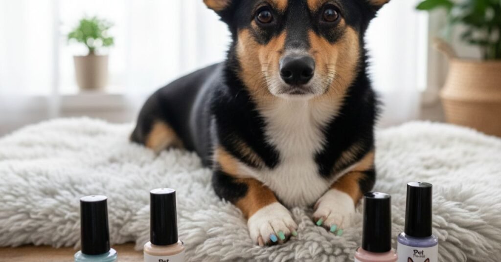Non-toxic paw nail polish for pet dogs